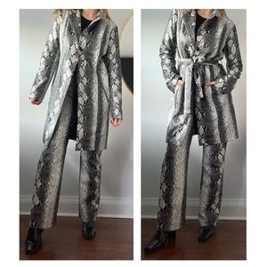 I AM GIA Snakeskin Jacket & Trousers